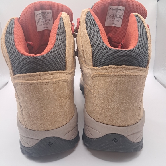 Columbia Men's Tan and Red Hiking Boots - Picture 4 of 5